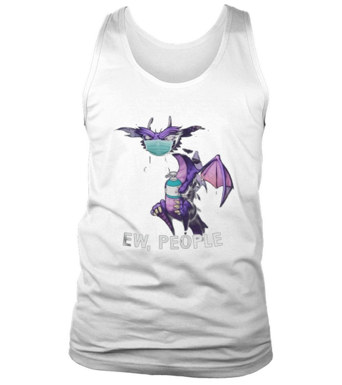 Dragon hug wash your hands mask ew people shirt Tank Top Unisex