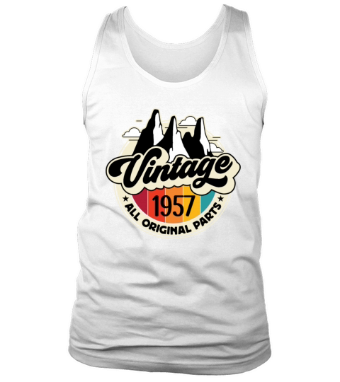 Funny Birthday Born in 1957 Limited Edition Tank Top Unisex