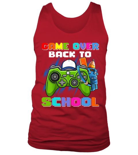 Game Over Back To School Tank Top Unisex
