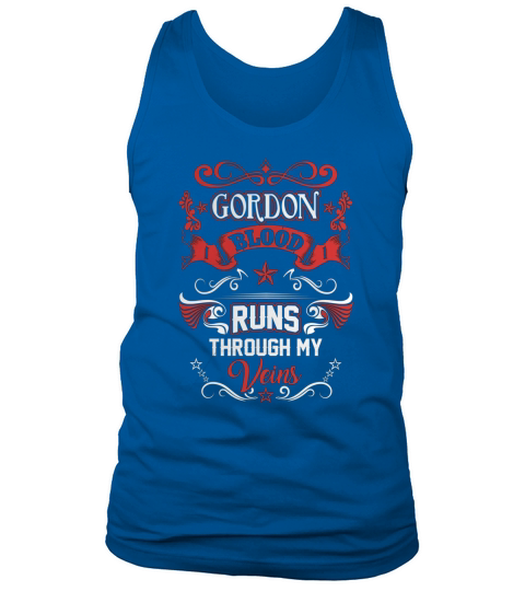 GORDON BLOOD RUNS THROUGH MY VEINS Tank Top Unisex