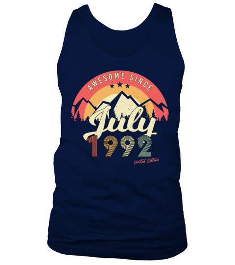 July 1992 30th Birthday Tank Top Unisex
