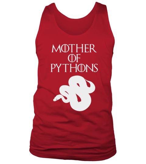 Mother of Pythons Cute Funny Unique Snake Mom T-Shirt Gift Tank Top Unisex
