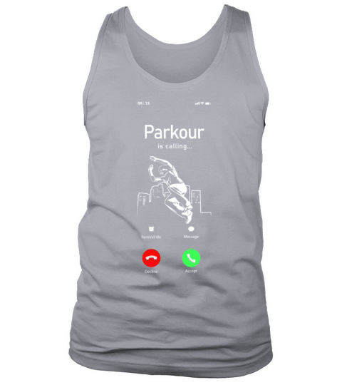 Parkour Free Running Traceur Phone Tank Top Unisex