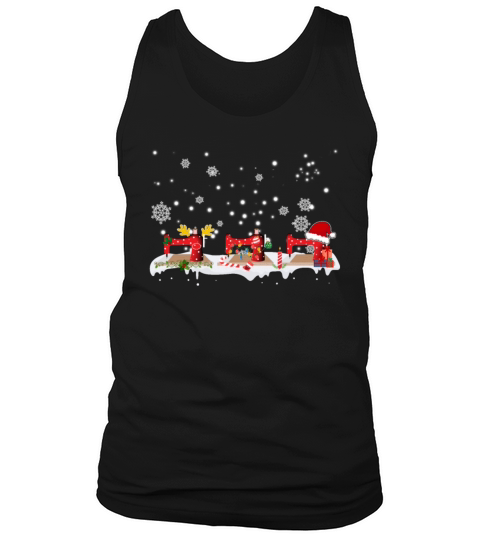 Sewing Machines Christmas Ornaments Funny Tank Top Unisex