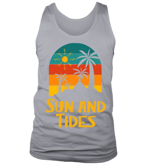 Sun and Tides Surfing Beach Surfer Ocean Holiday Tank Top Unisex