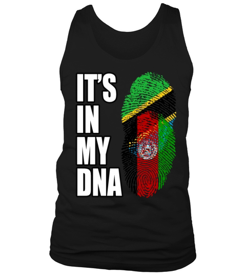Tanzanian And Afghanistan Vintage Heritage DNA Fla Tank Top Unisex