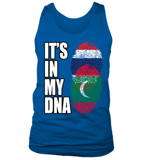 Thai And Maldivian Vintage Heritage DNA Flag Tank Top Unisex