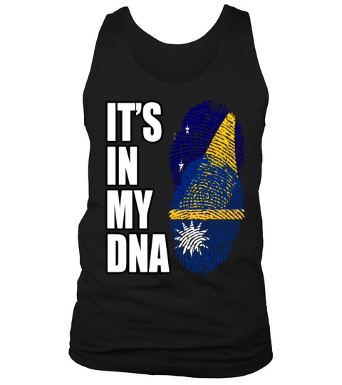 Tokelauan And Nauruan Mix Heritage DNA Flag Tank Top Unisex