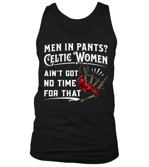 Traditional Kilt Wearing Celtic Women Tank Top Unisex