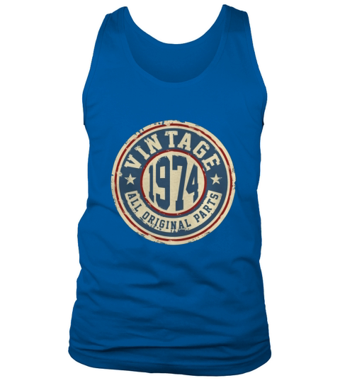 Vintage 1974 T-shirt Tank Top Unisex