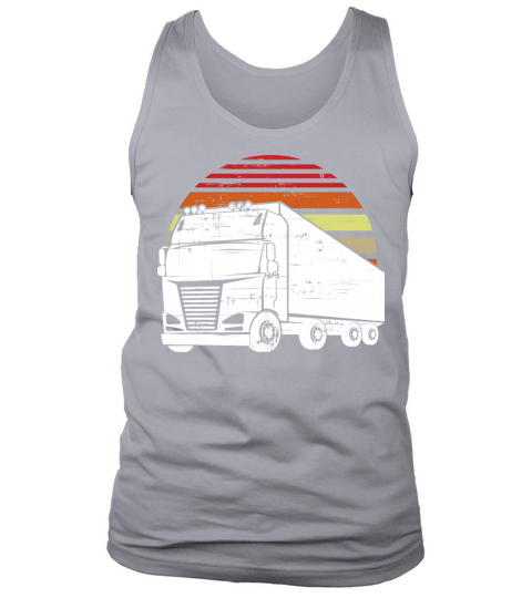 Vintage Truck Trucker Artwork Tank Top Unisex
