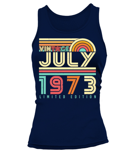 1973 In July Vintage Tank top Woman