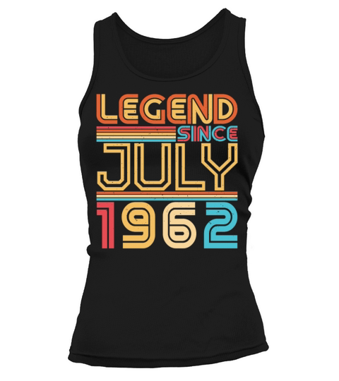 60th Birthday Of July 1962 Tank top Woman