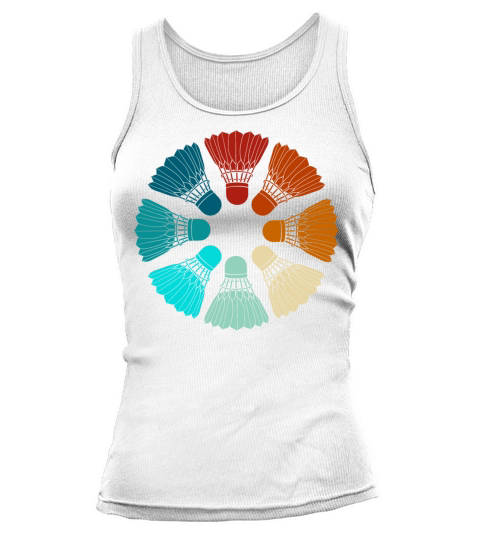 Badminton - Shuttlecocks Colorful Tank top Woman