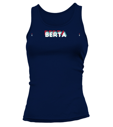 Berta Name - Funny Name Berta 80s theme Tank top Woman
