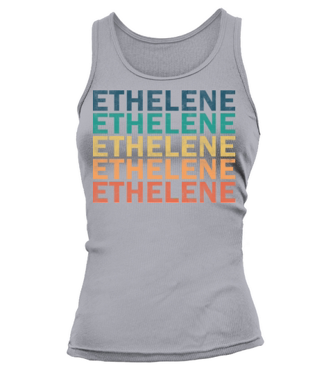 Ethelene Name T Shirt - Ethelene Vintage Retro Nam Tank top Woman