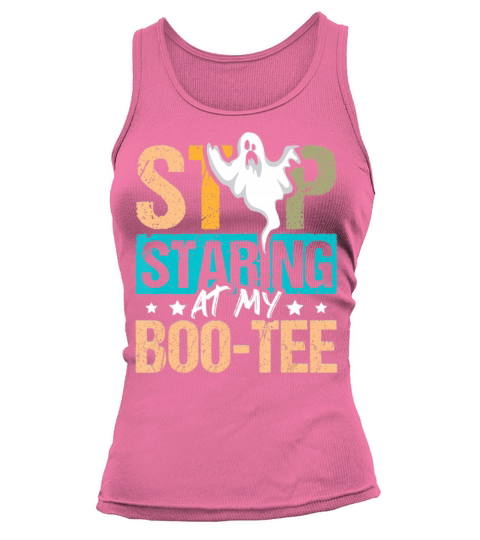 Halloween Fitness Costume Stop Staring At My Tank top Woman