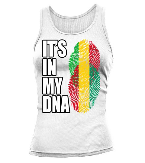 Malian And Guinean Mix Heritage DNA Flag Tank top Woman