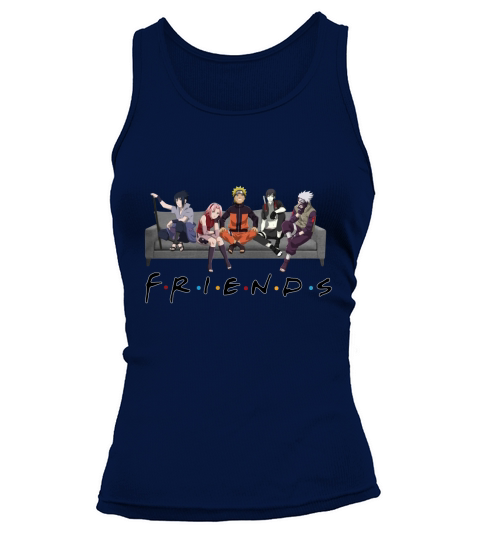 Naruto Sakura Sasuke Sai and Kakashi Friends Tank top Woman