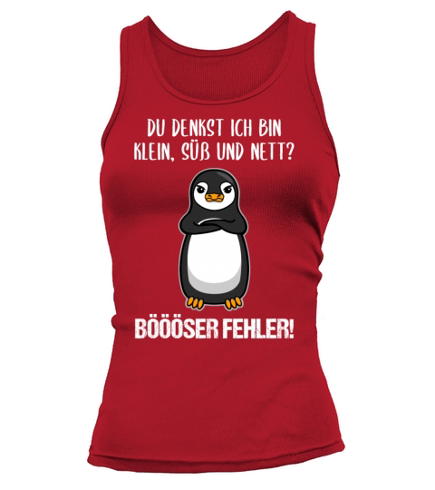 Penguin Small Sweet Nice Funny Quote Gift Tank top Woman