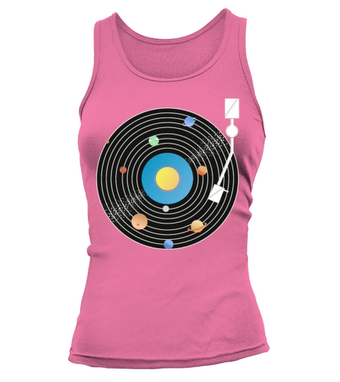Solar System Vinyl Record Tank top Woman