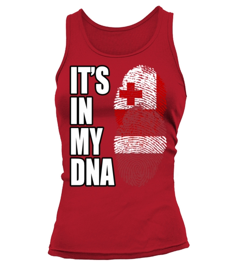 Tongan And Latvian Mix Heritage DNA Flag Tank top Woman