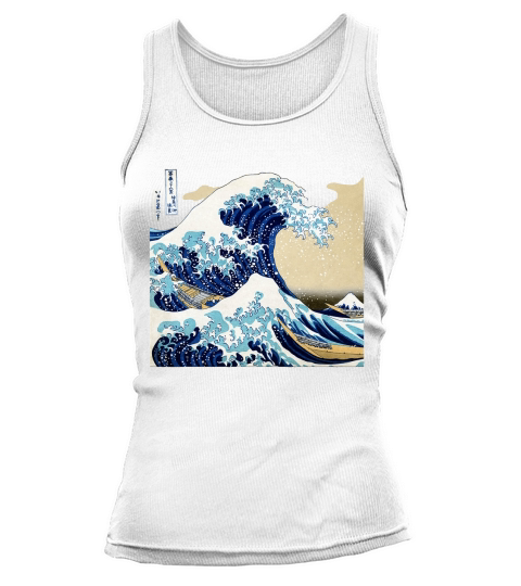 Vintage Kanagawa | The Great Wave T-Shirt | Japanese Art Tank top Woman
