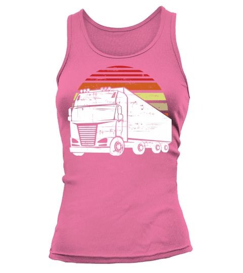 Vintage Truck Trucker Artwork Tank top Woman