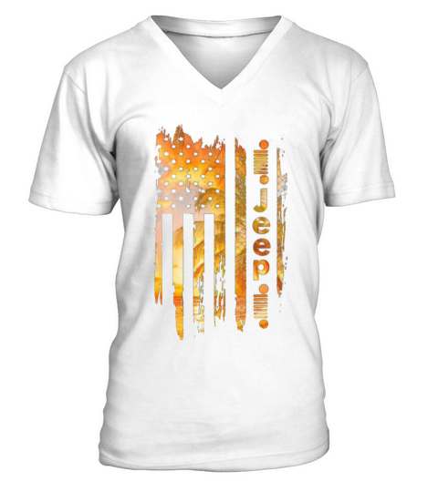 amcan flag vinge merch V-Neck T-shirt