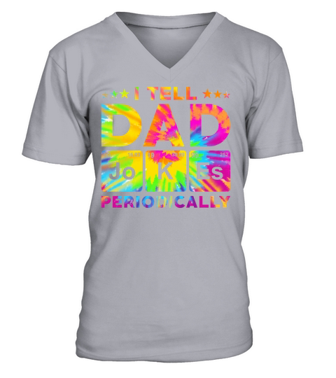 Chemist Periodic System Dad Jokes V-Neck T-shirt