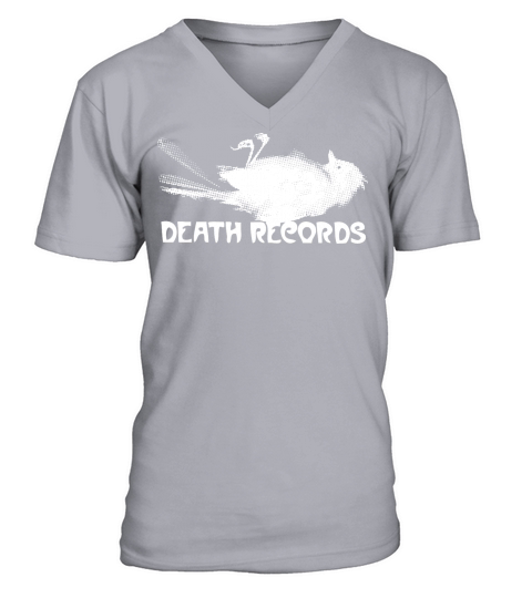 Death Records V-Neck T-shirt