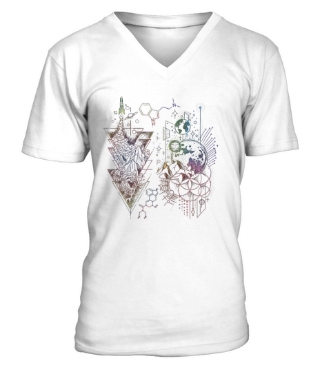 DMT Spirit Molecule Psychedelic Volunteer shirt V-Neck T-shirt