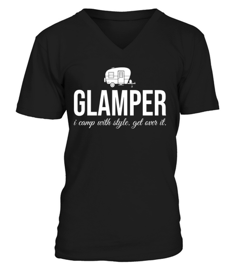 Funny Glamper T Shirt V-Neck T-shirt