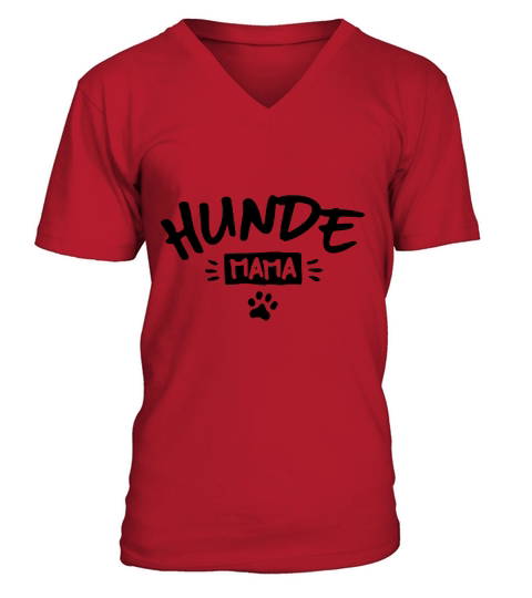 Hunde Mama V-Neck T-shirt