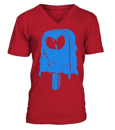 icecream wutang light blue V-Neck T-shirt