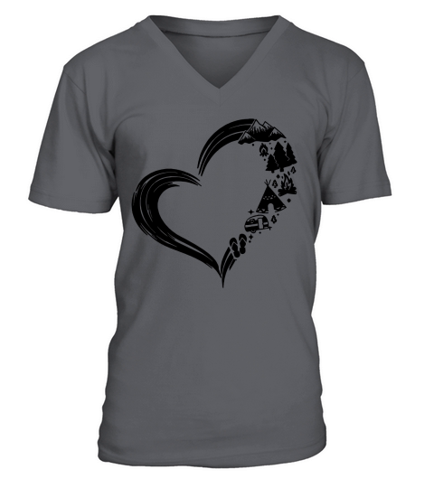 Love camping shirt V-Neck T-shirt