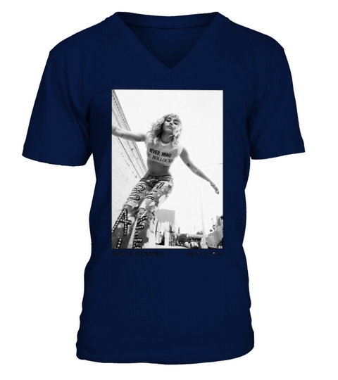 Miley Cyrus She Is Coming Pop Music V-Neck T-shirt