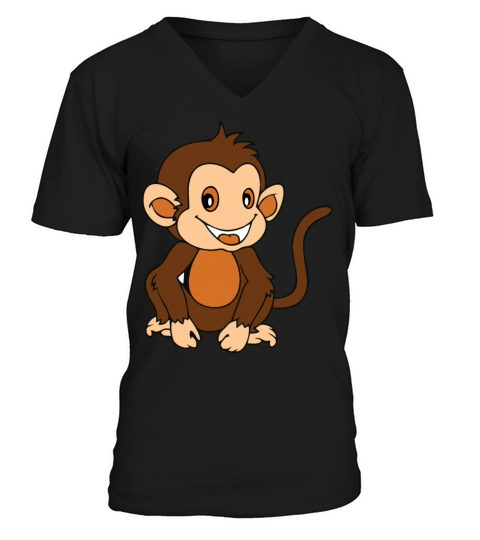 Monkey Tshirt V-Neck T-shirt