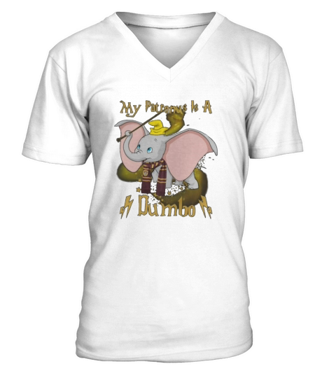 My Patronus Is A Dumbo V-Neck T-shirt