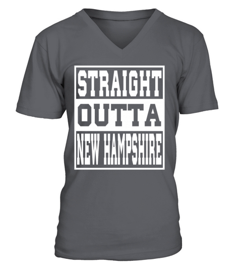 New hampshire Straight outta New hampshire Ideas V-Neck T-shirt