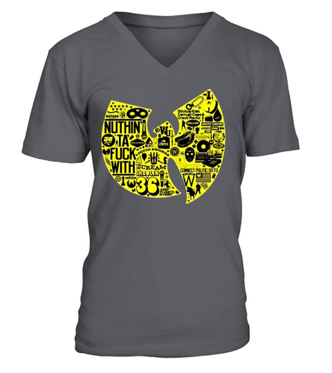 Wutang Fans V-Neck T-shirt