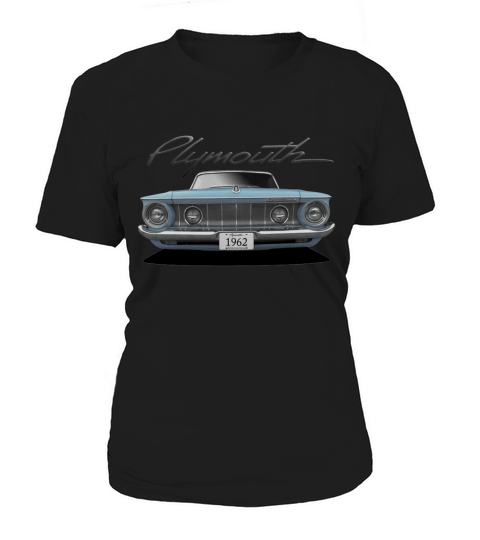 1962 Plymouth Fury Front Lightblue Women's T-Shirt