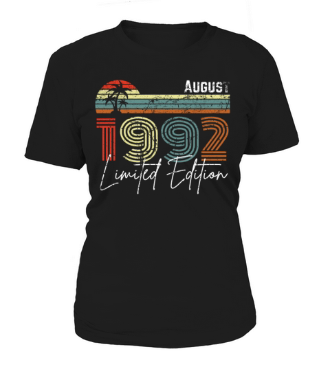 30 Years August 1992 Vintage Limited Edition Women's T-Shirt