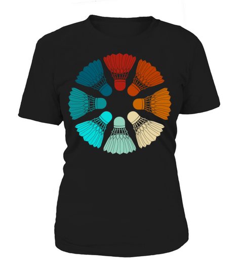 Badminton - Shuttlecocks Colorful Women's T-Shirt