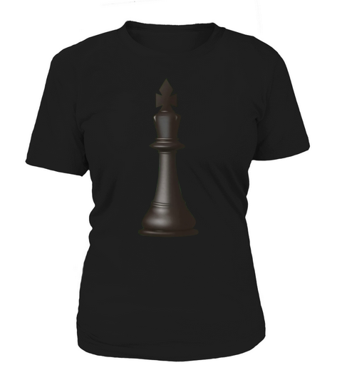 Black King Chess Piece Women's T-Shirt