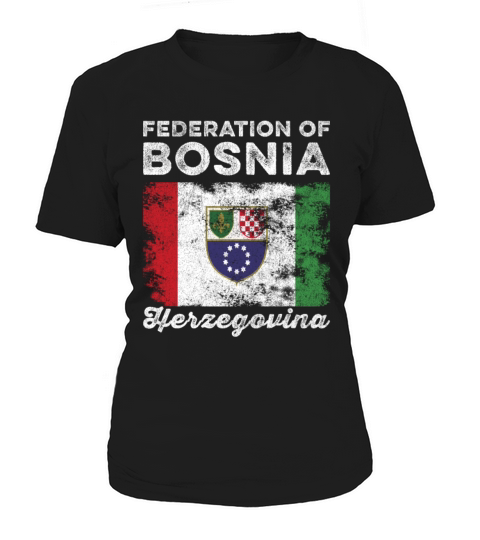 Bosnia and Herzegovina Flag Distressed Women's T-Shirt