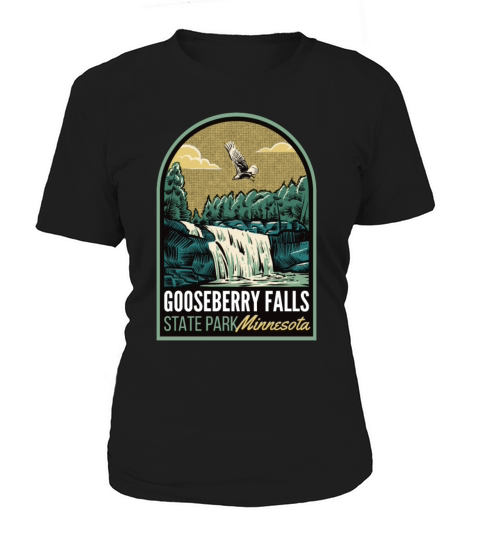 Gooseberry Falls State Park Minnesota Vintage Women's T-Shirt