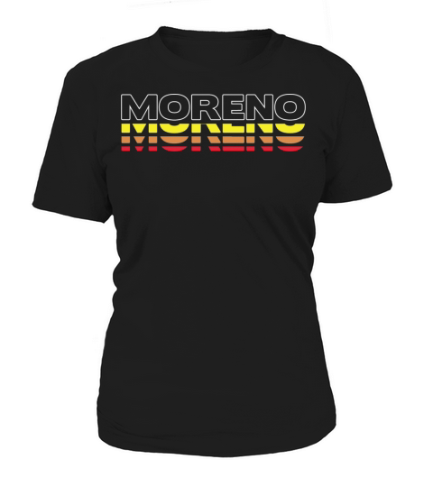 Moreno First Name Funny Vintage Sunset Moreno Women's T-Shirt