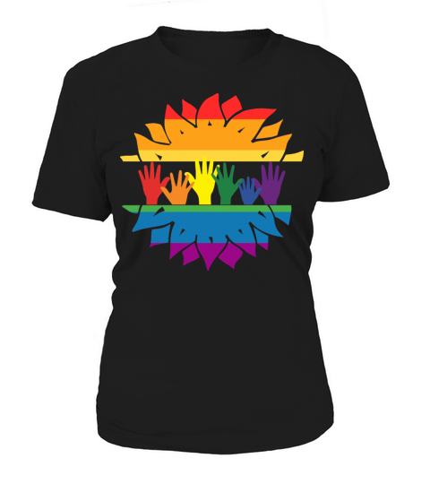 Pride flag hands Women's T-Shirt