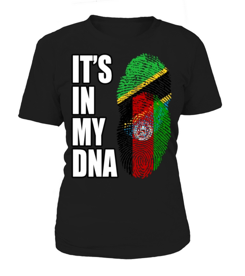 Tanzanian And Afghanistan Vintage Heritage DNA Fla Women's T-Shirt